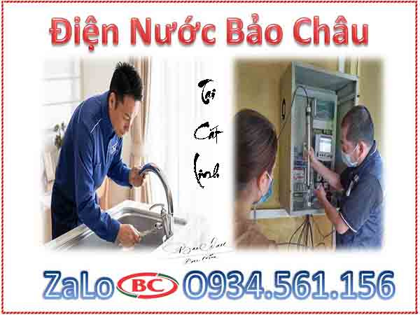 Dịch vụ sửa điện nước ở phường Mộ Lao