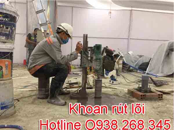 Khoan rút lõi tại quận Long Biên – Dịch vụ khoan cắt bê tông chuyên nghiệp